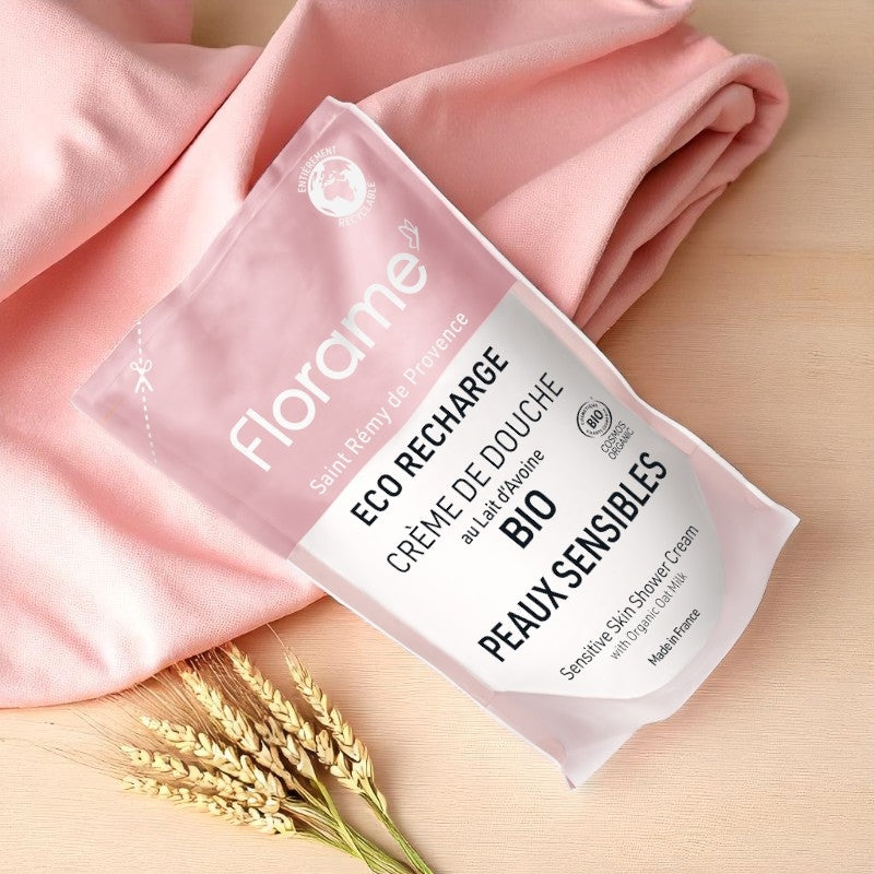Florame - Recharge crème de douche BIO lait d'avoine 700ml