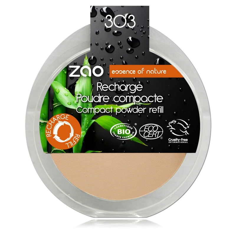 Recharge Poudre compacte Beige abricot N°303 BIO