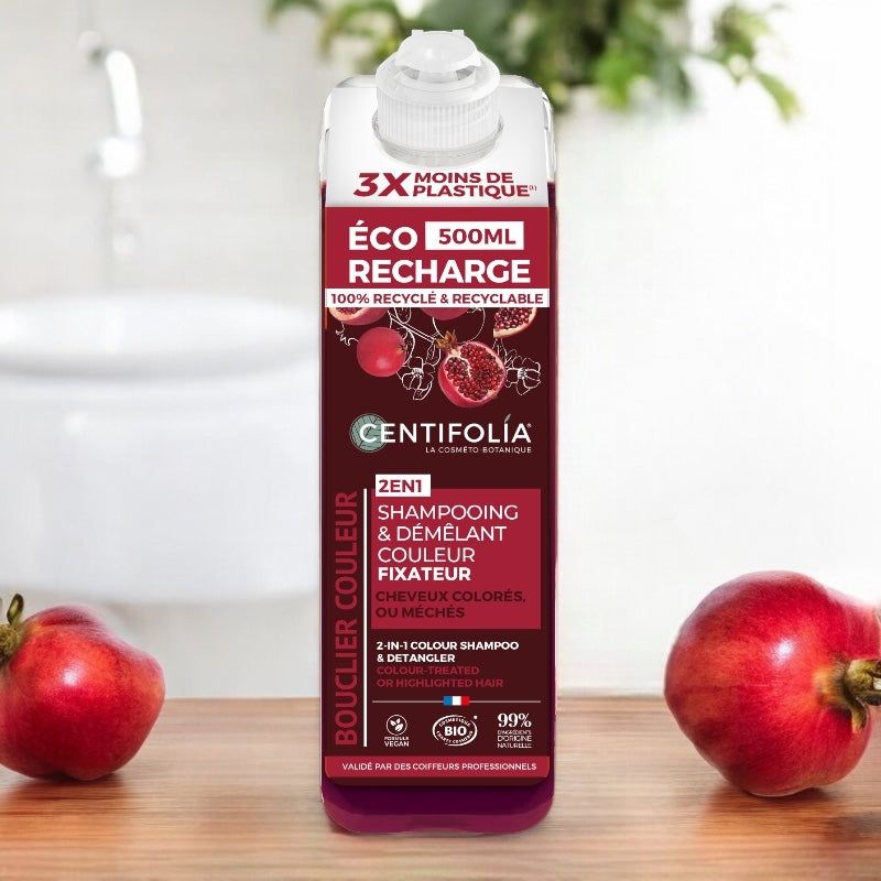 Centifolia - Nachfüll Shampoo & Spülung Farbschutz Granatapfel 500ml
