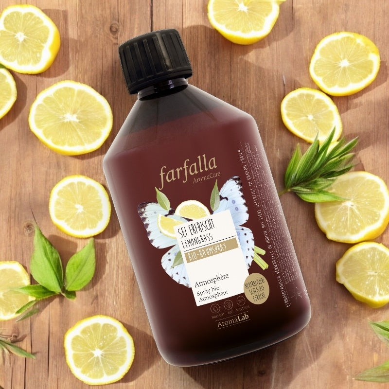 Farfalla - Nachfüllung Raumspray Atmosphère Lemongras BIO 500ml