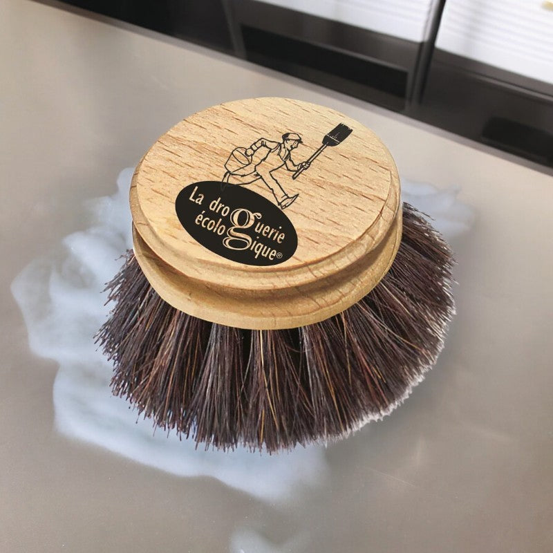 Recharge tête de brosse vaisselle crin de cheval