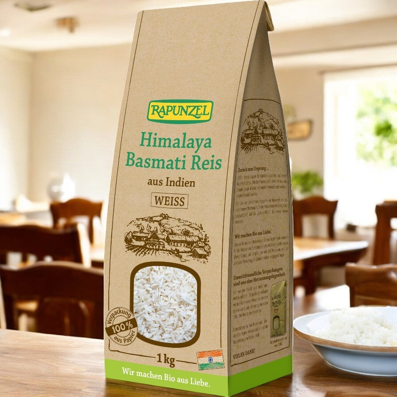 Bio-Himalaya-Basmatireis (weiß) - 1 kg - Rapunzel