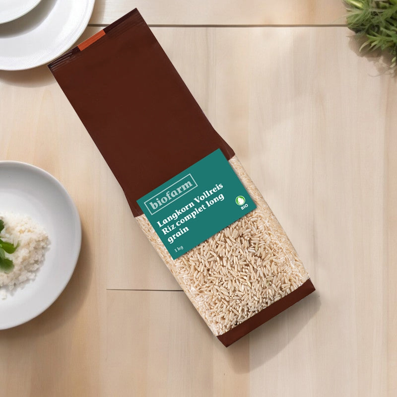 Biofarm - Riz complet long grain BIO 1kg