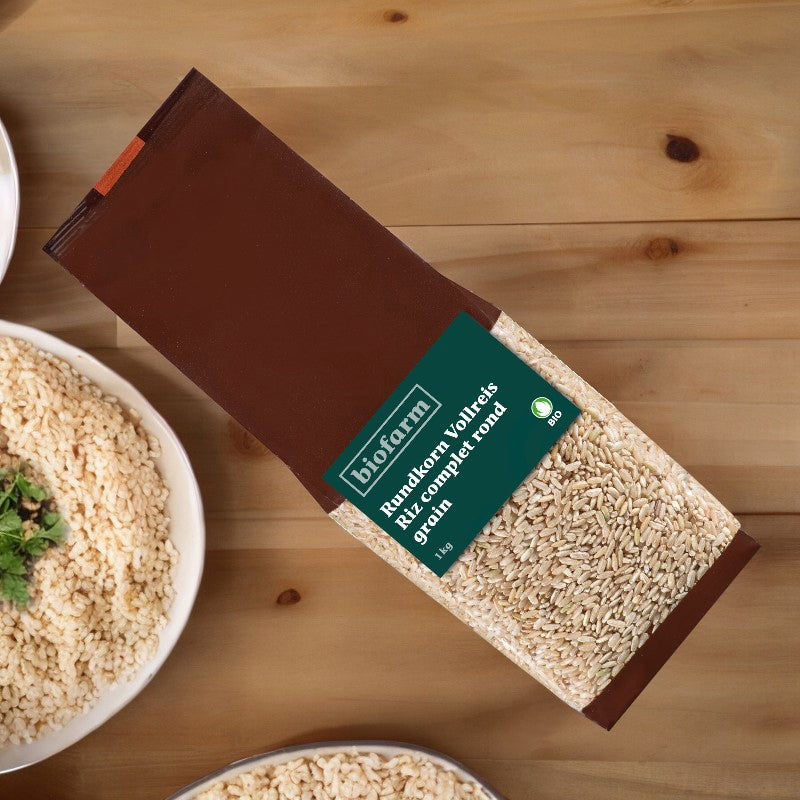 Biofarm - Riz complet rond BIO 1kg