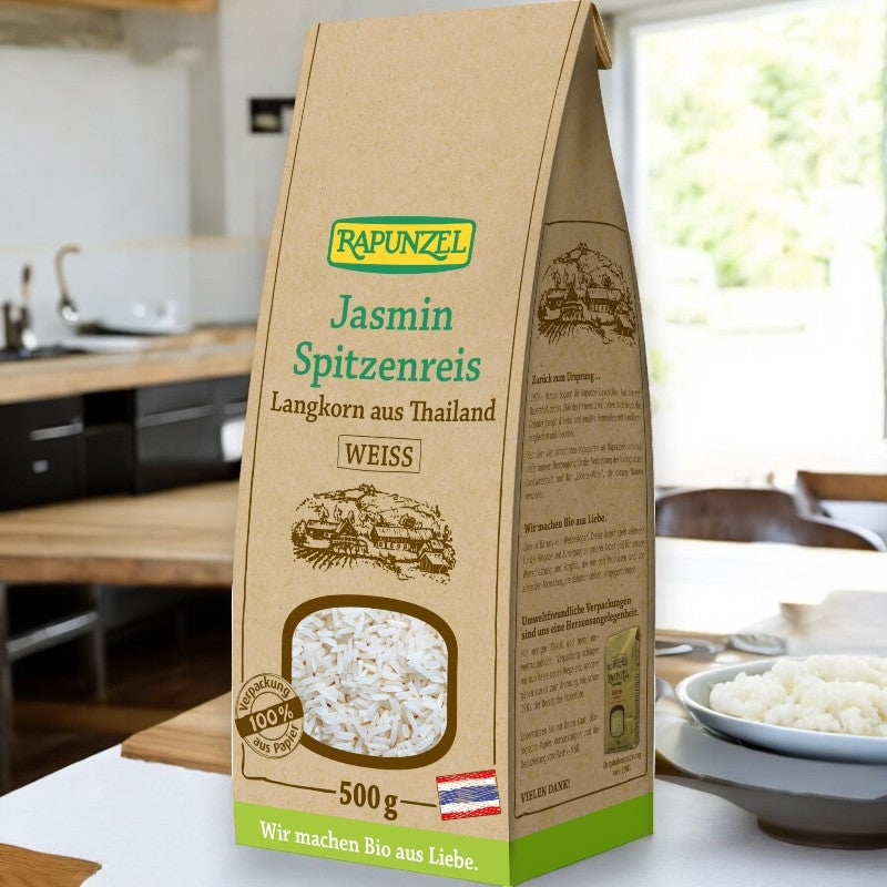 Bio-Langkorn-Jasminreis (weiß) - 500 g - Rapunzel