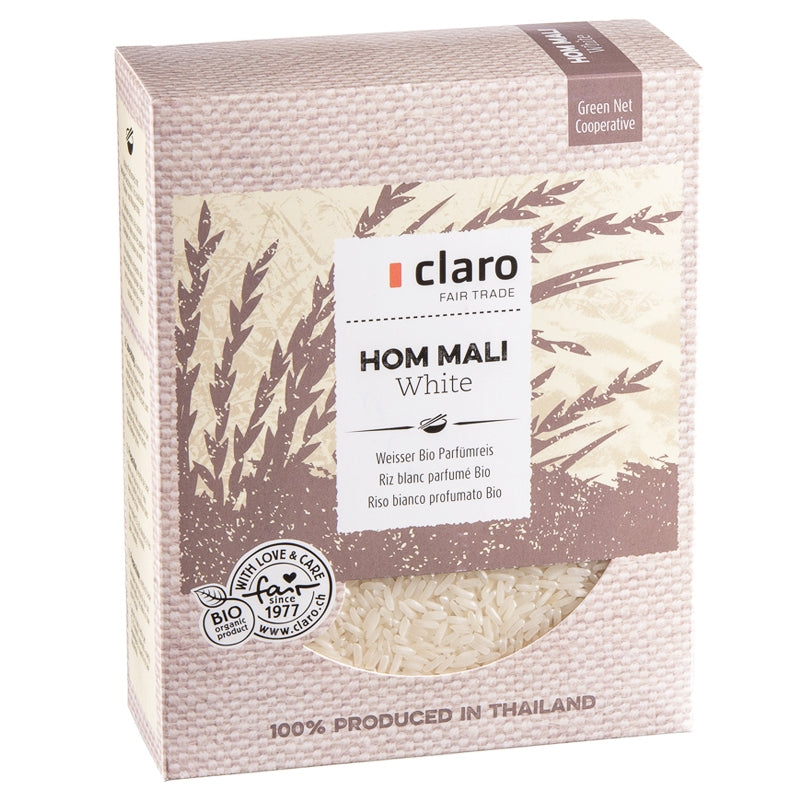 Claro - Riz parfumé blanc BIO Hom Mali White 1kg
