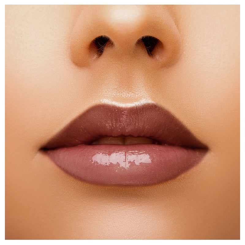 Couleur Caramel - Rouge à lèvres brillant Hibiscus N°243 BIO 3,5g