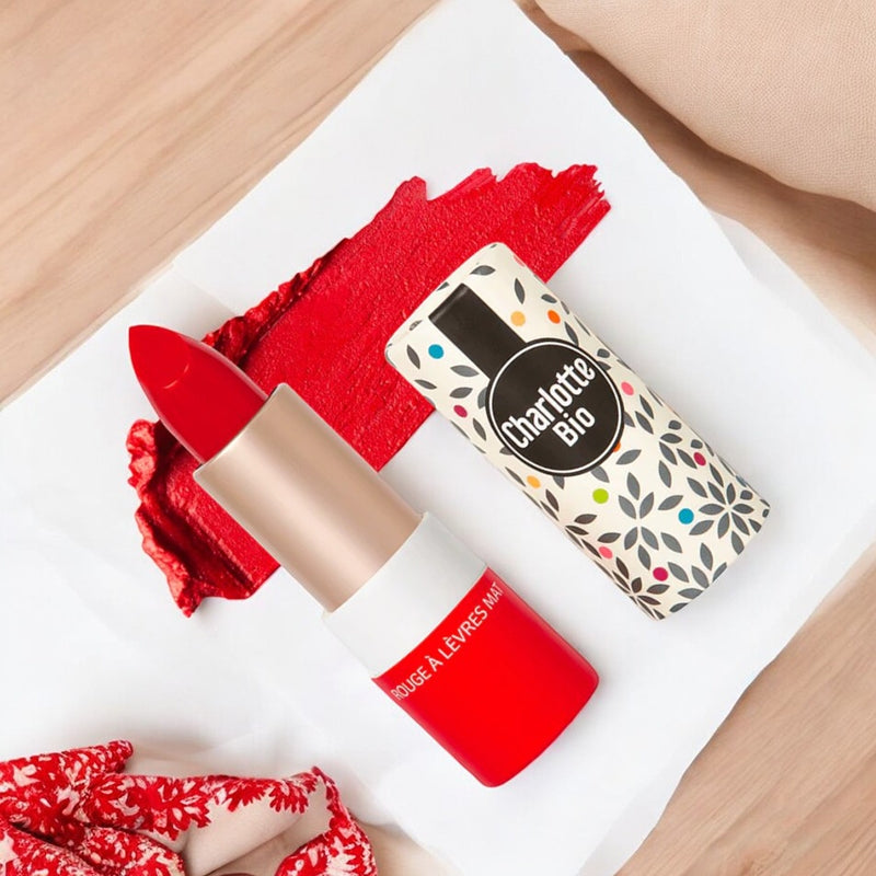 Charlotte Bio - Lippenstift Echtsrot matt BIO 3.5g