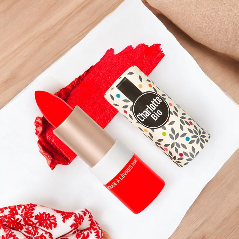 Charlotte Bio - Lippenstift Königsrot matt BIO 3.5g