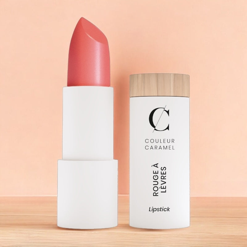 Couleur Caramel - Rouge à lèvres nacré Rose corail N°506 BIO 3,5g