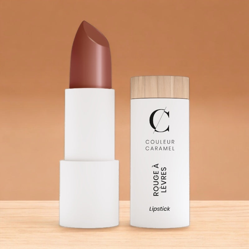 Couleur Caramel - Rouge à lèvres satiné Brun nude N°211 BIO 3,5g