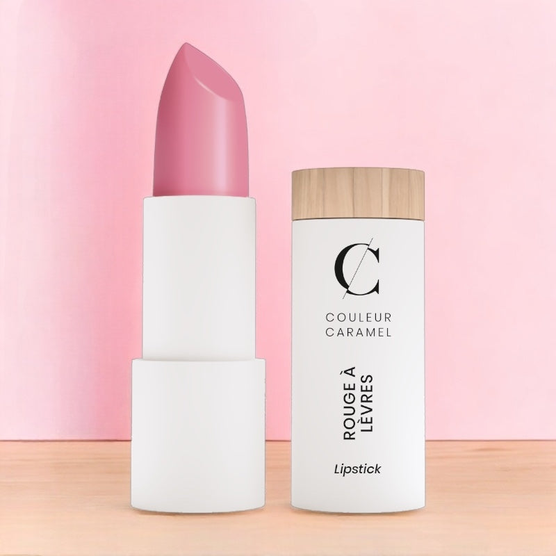 Couleur Caramel - Rouge à lèvres satiné Rose moyen N°221 BIO 3,5g