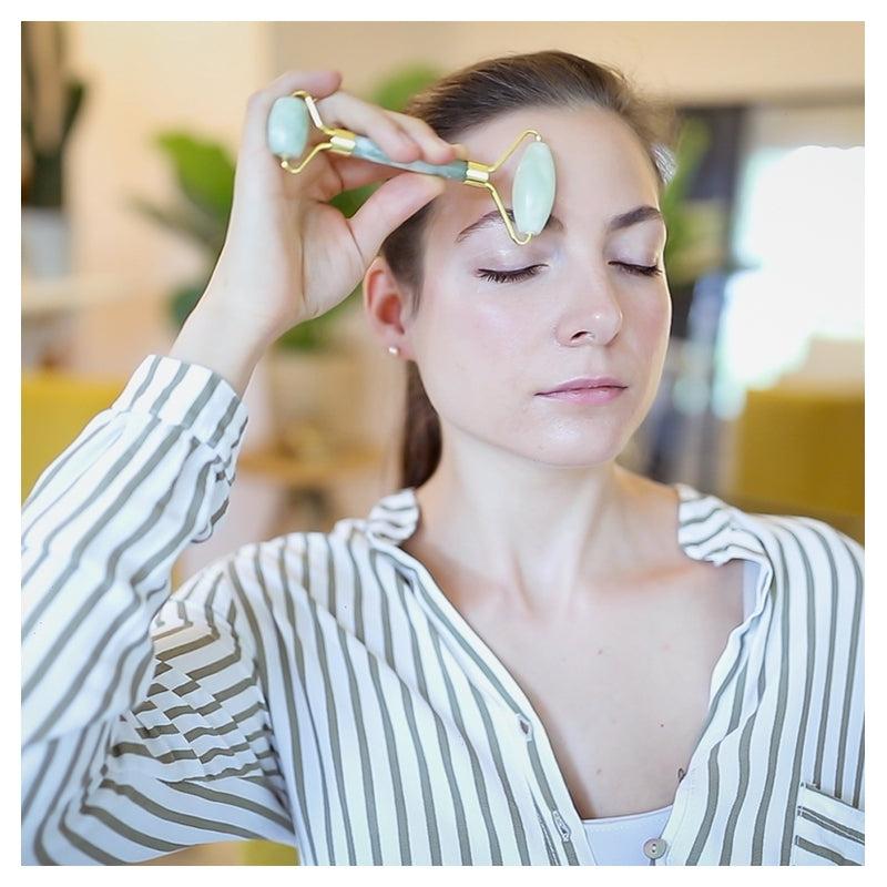 Jaderoller für die Gesichtsmassage - Yù Beauty