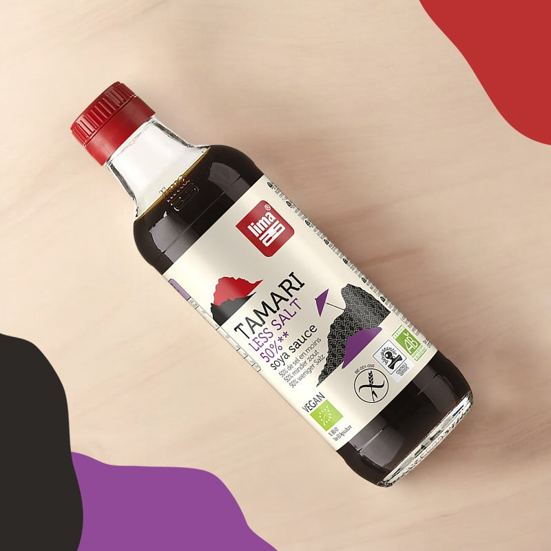 Sauce de soja avec 50% de sel en moins BIO Tamari