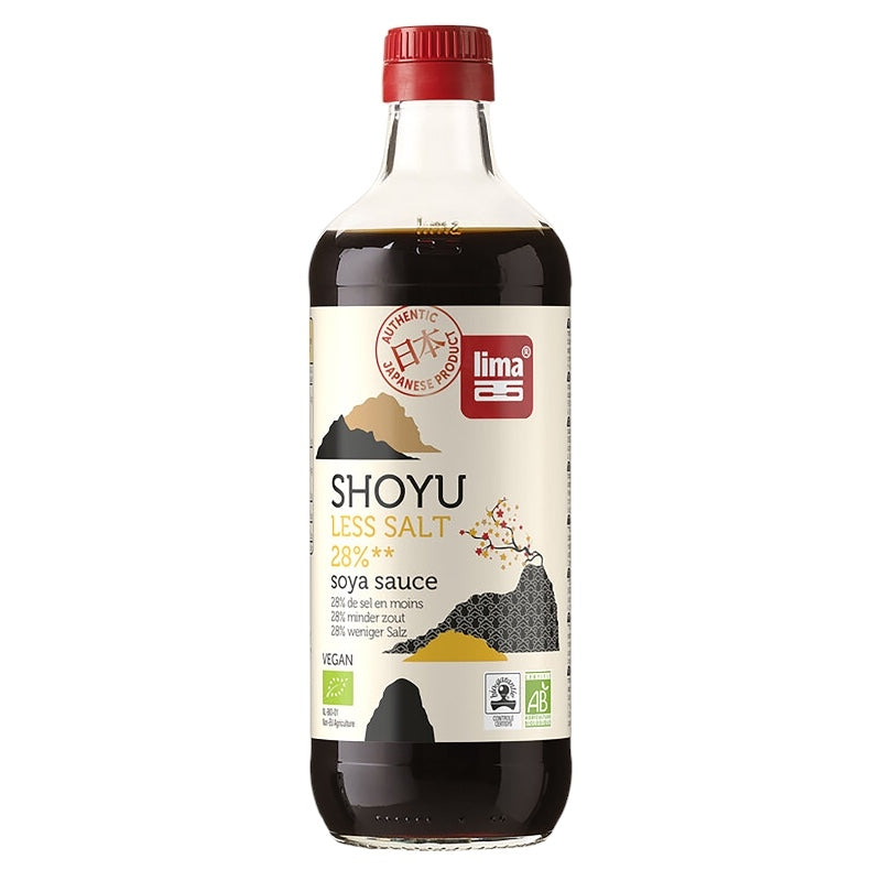 Sauce de soja & blé avec 28% de sel en moins BIO Shoyu