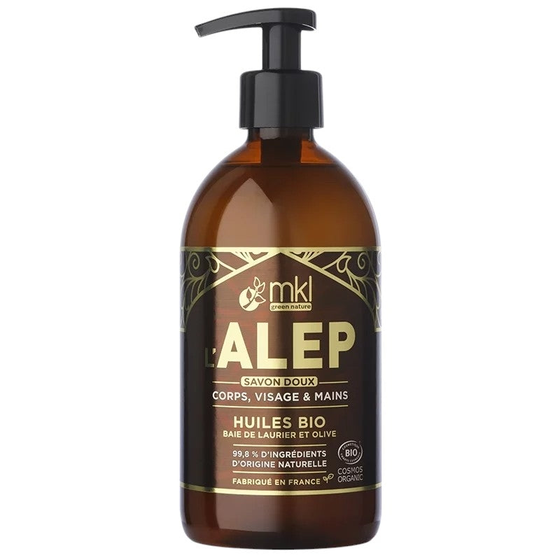Savon d'Alep liquide BIO olive & laurier