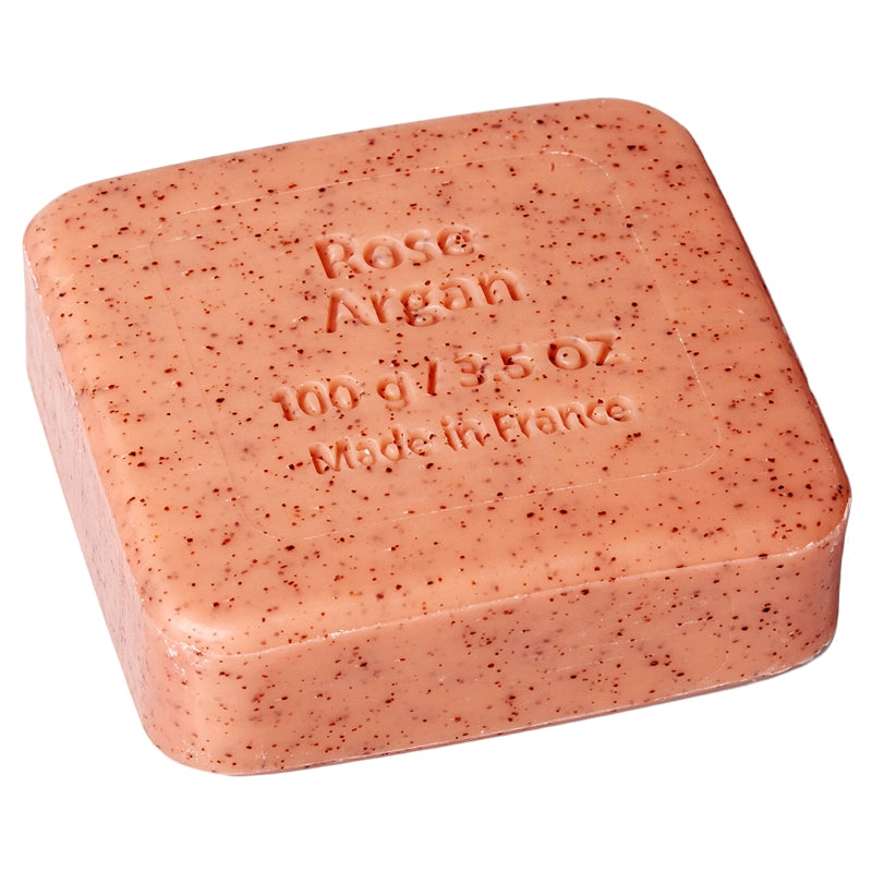 Savon exfoliant argan & rose