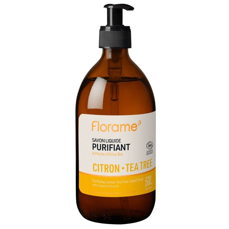 Florame - Savon liquide BIO citron & tea tree 500ml