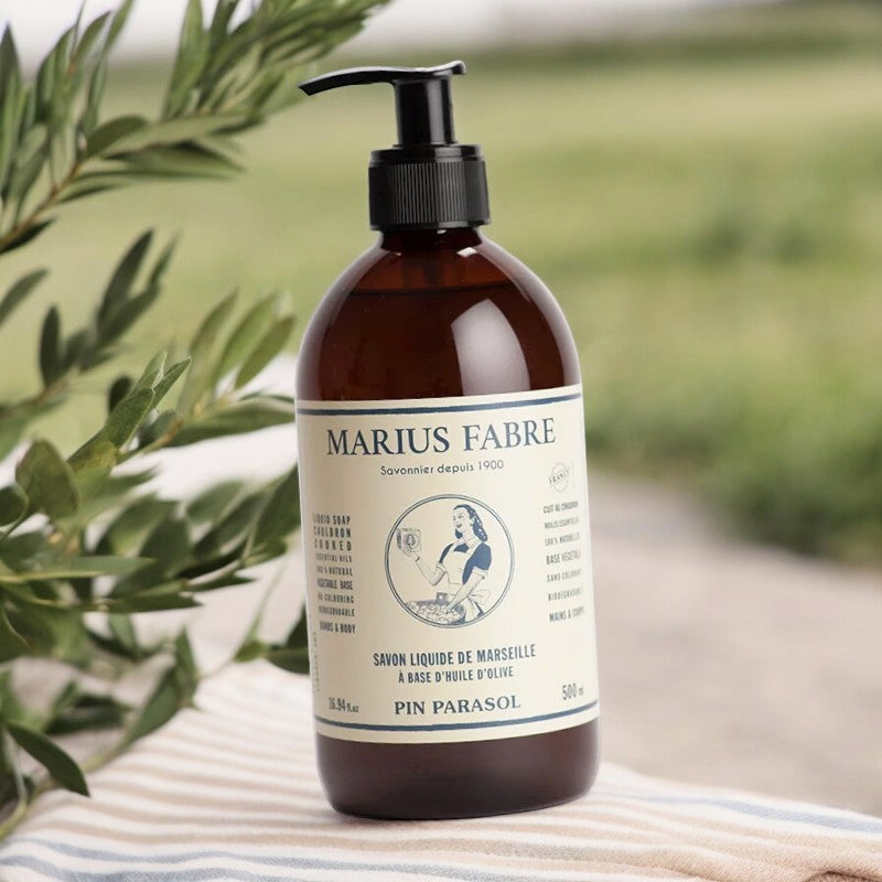 Savon liquide de Marseille au pin parasol