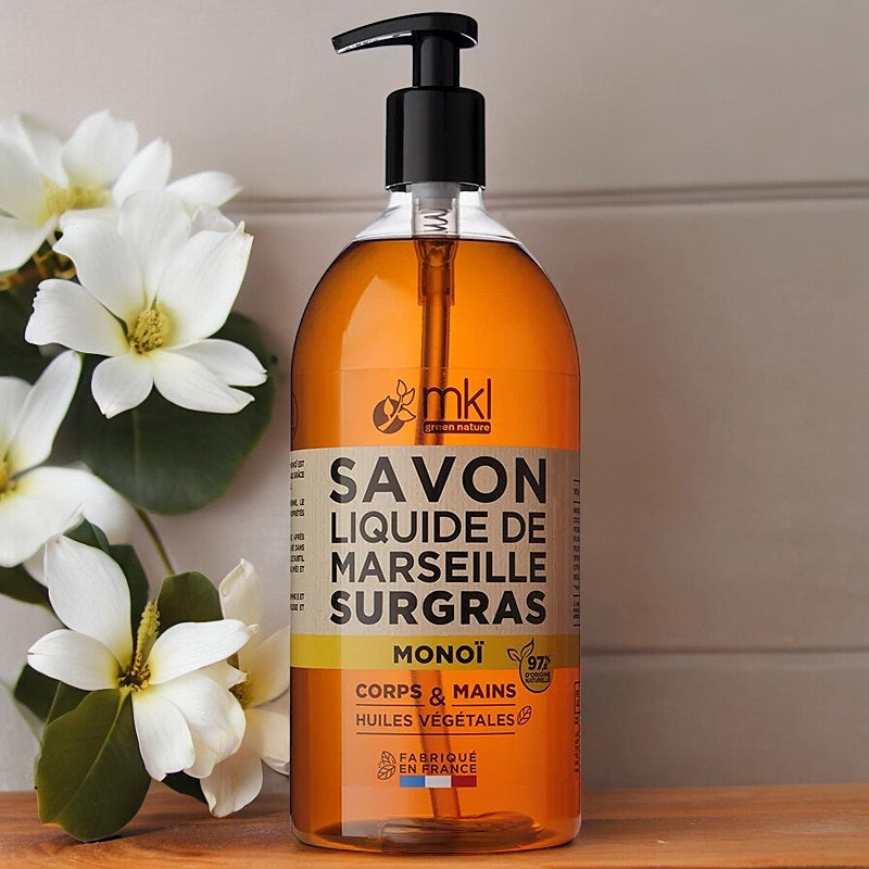 Savon liquide de Marseille monoï 1l
