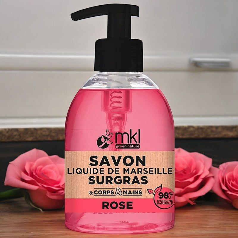 Savon liquide de Marseille rose