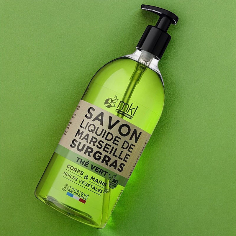 Savon liquide de Marseille thé vert 1l