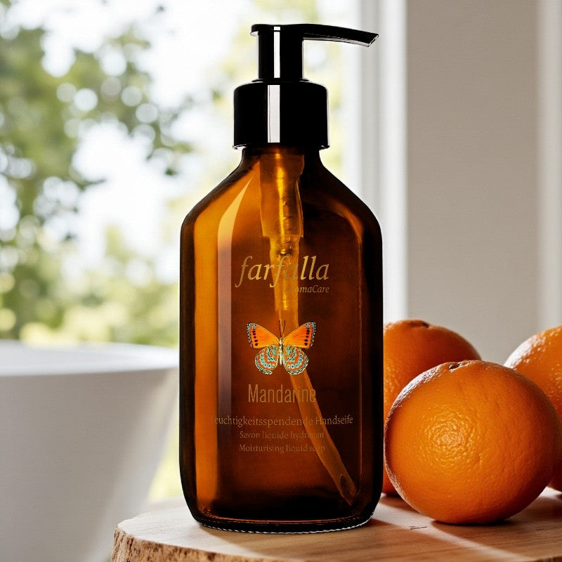 Farfalla - Savon liquide hydratant BIO mandarine 250ml