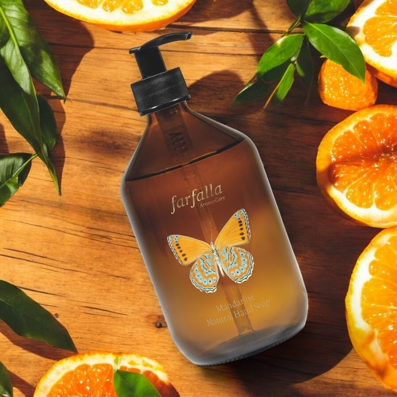 Farfalla - Savon liquide hydratant BIO mandarine 500ml