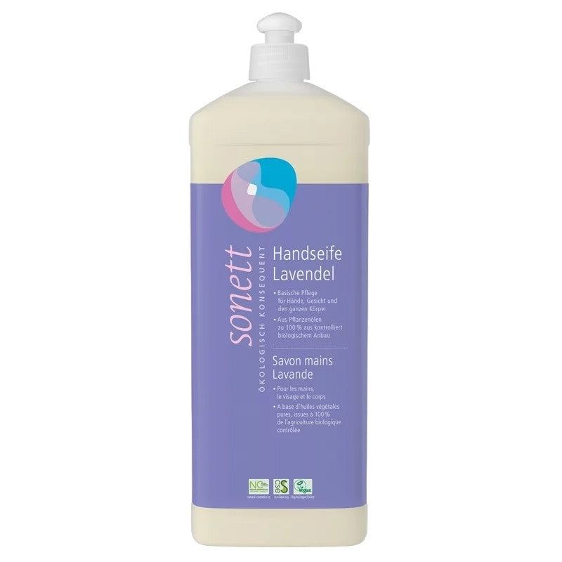 Savon liquide mains, visage & corps lavande ECO - 1l