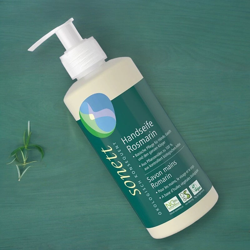 Flüssigseife für Hände, Gesicht & Körper Rosmarin ECO - 300 ml