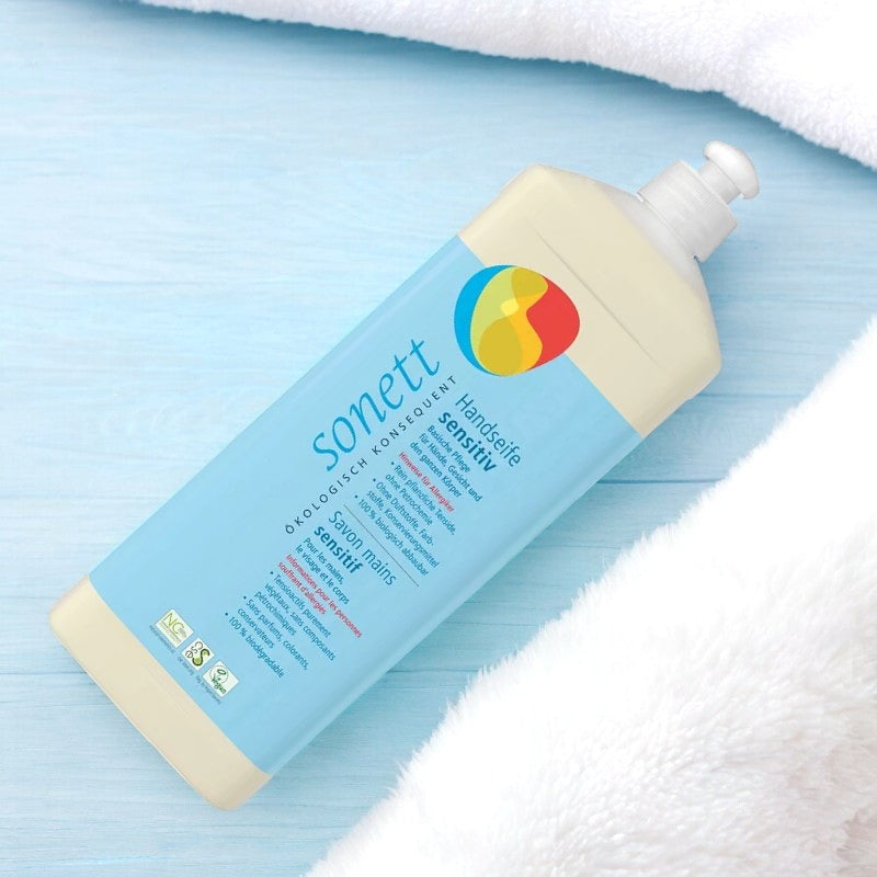 Savon liquide mains, visage & corps sensitif sans parfum ECO - 1l