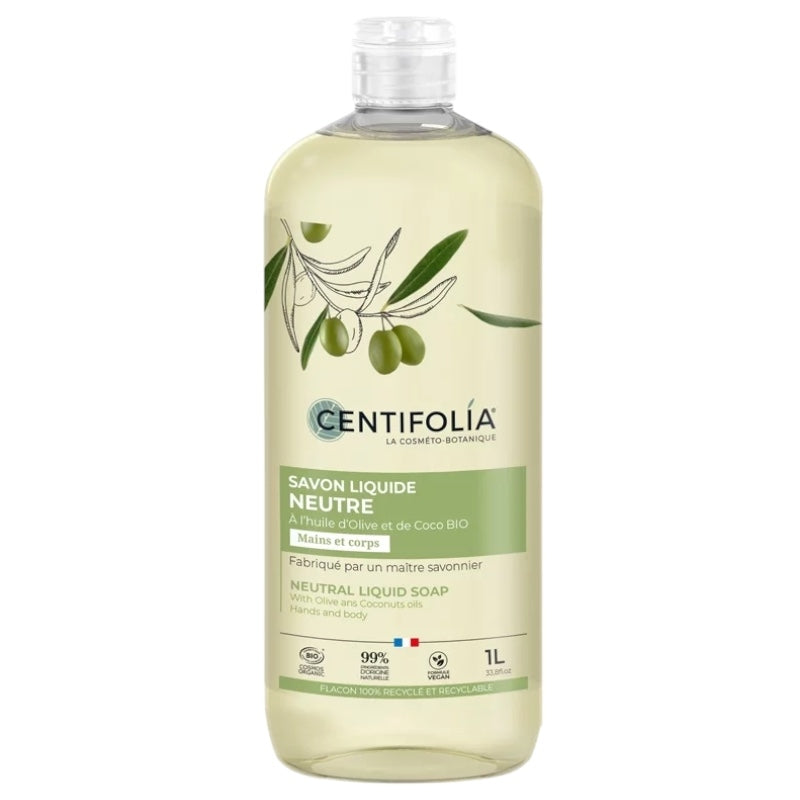 Centifolia - Neutrale Flüssigseife Olive & Kokos BIO 1l