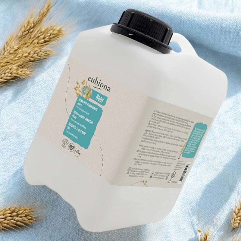 Eubiona - Flüssigseife für empfindliche Hände Hafer BIO 2l