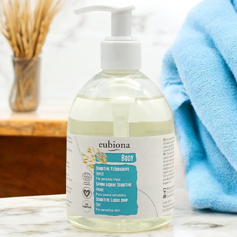 Eubiona - Savon liquide pour les mains sensitive BIO avoine 300ml
