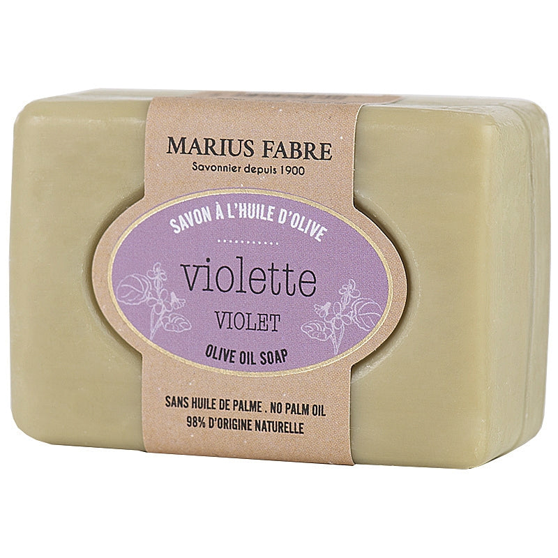 Savonnette à l'huile d'olive & à la violette