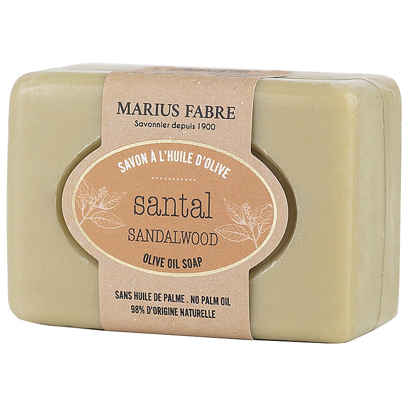 Savonnette à l'huile d'olive & au santal