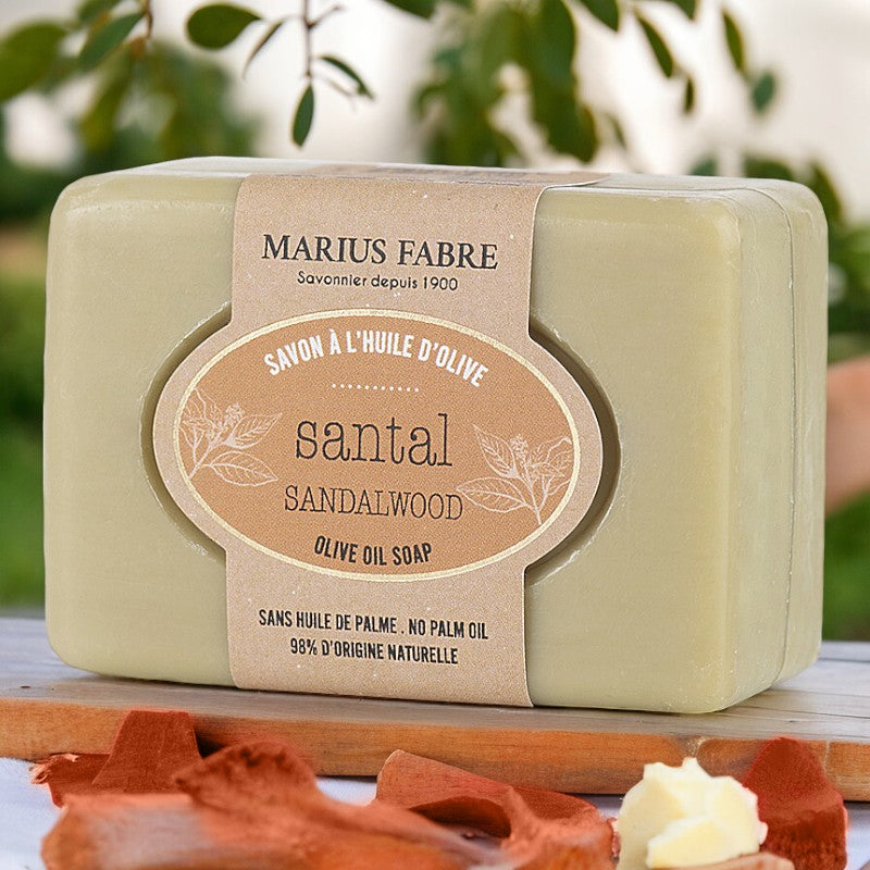 Savonnette à l'huile d'olive & au santal
