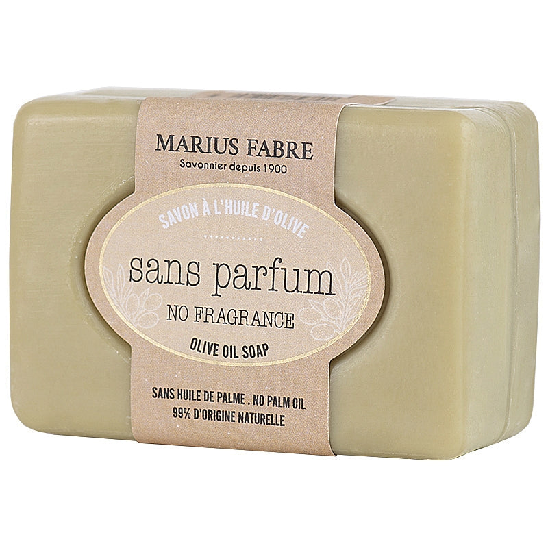 Savonnette à l'huile d'olive sans parfum