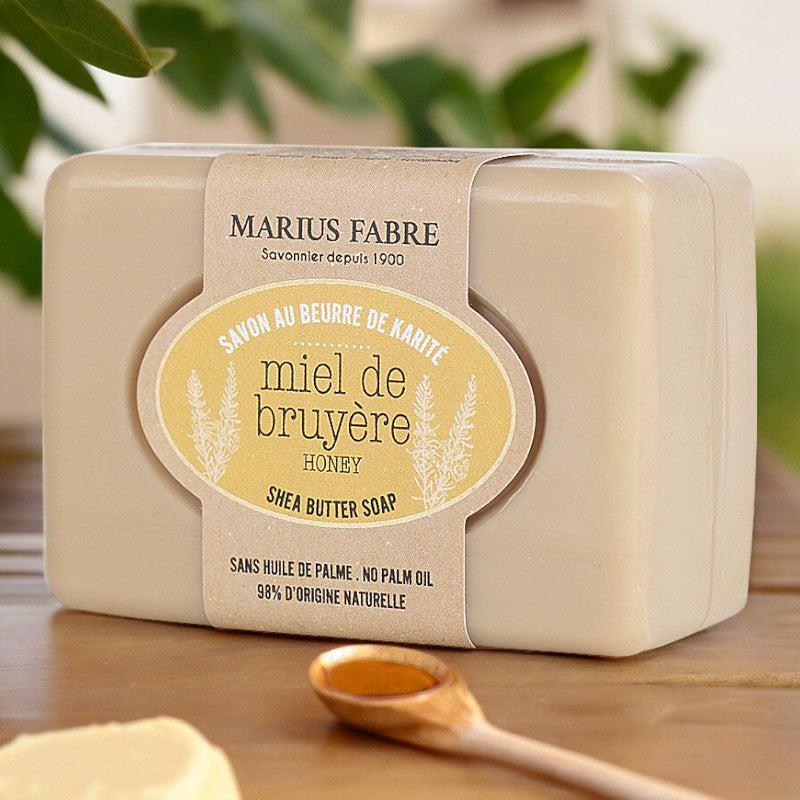 Savonnette au beurre de karité & au miel de bruyère