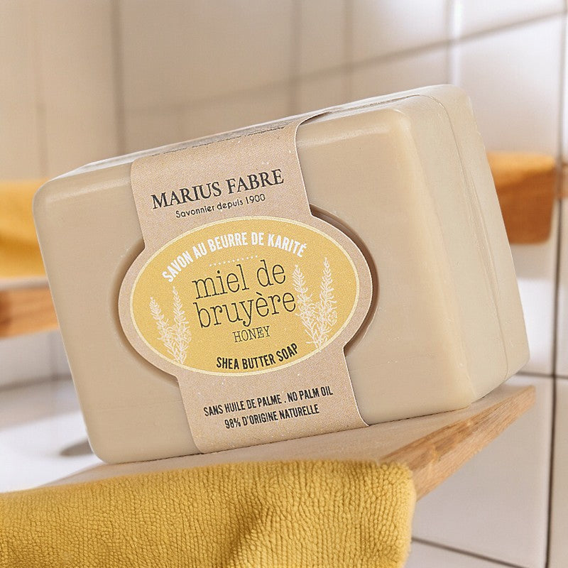 Savonnette au beurre de karité & au miel de bruyère