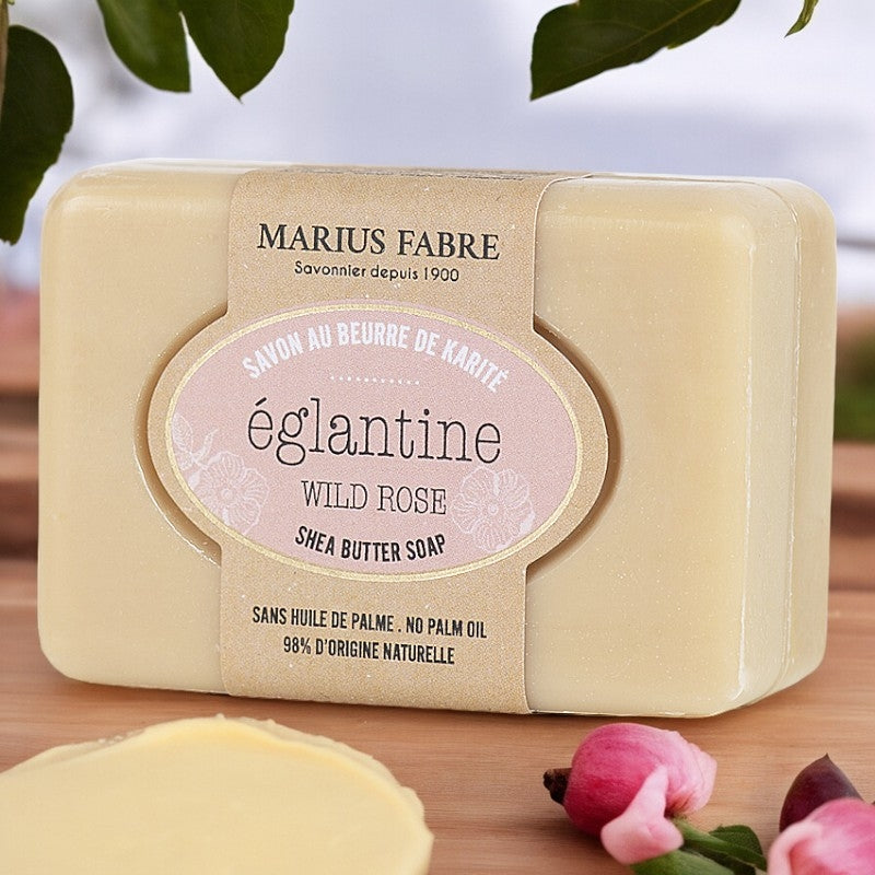 Savonnette au beurre de karité & églantine