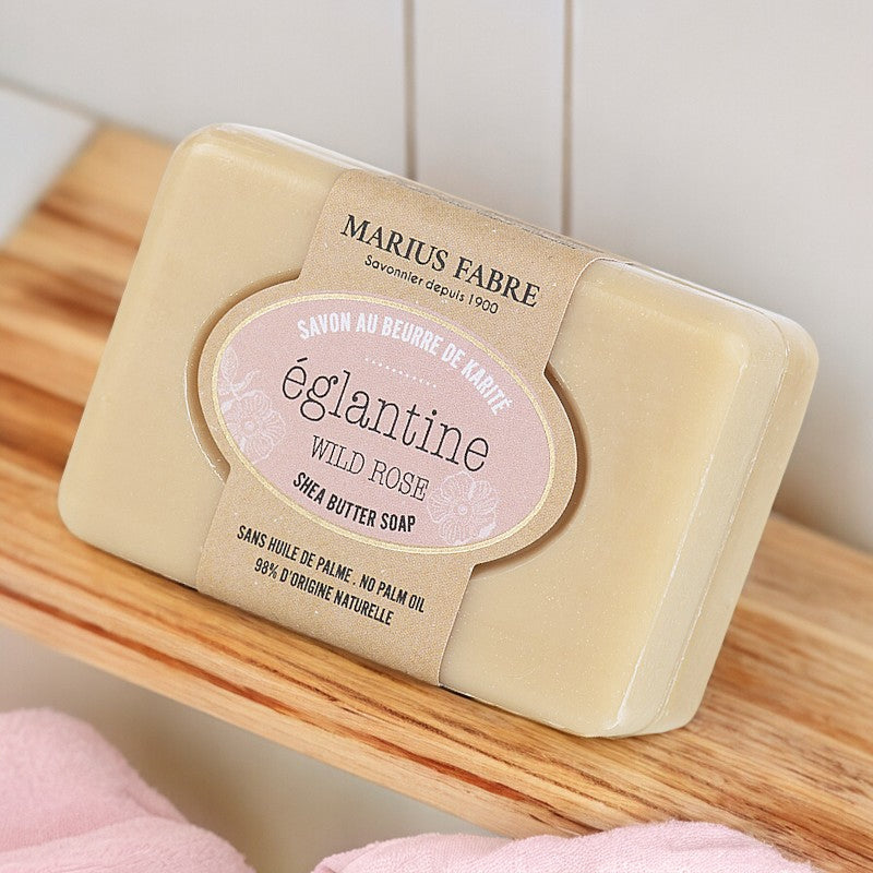 Savonnette au beurre de karité & églantine