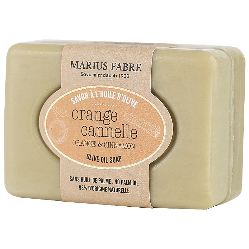 Savonnette huile d'olive & écorce d'orange & cannelle