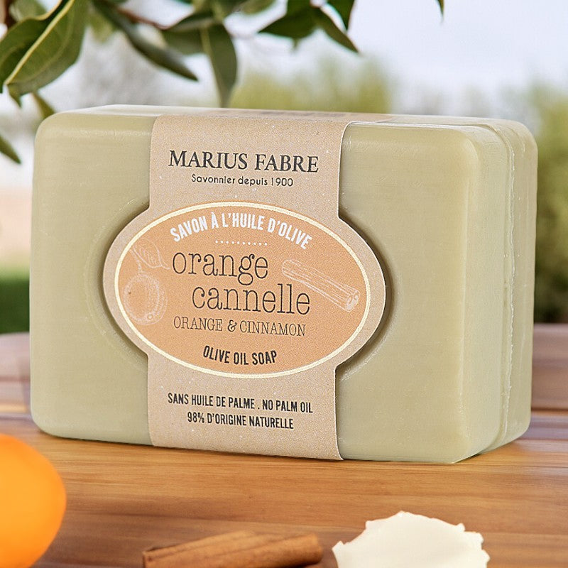 Savonnette huile d'olive & écorce d'orange & cannelle