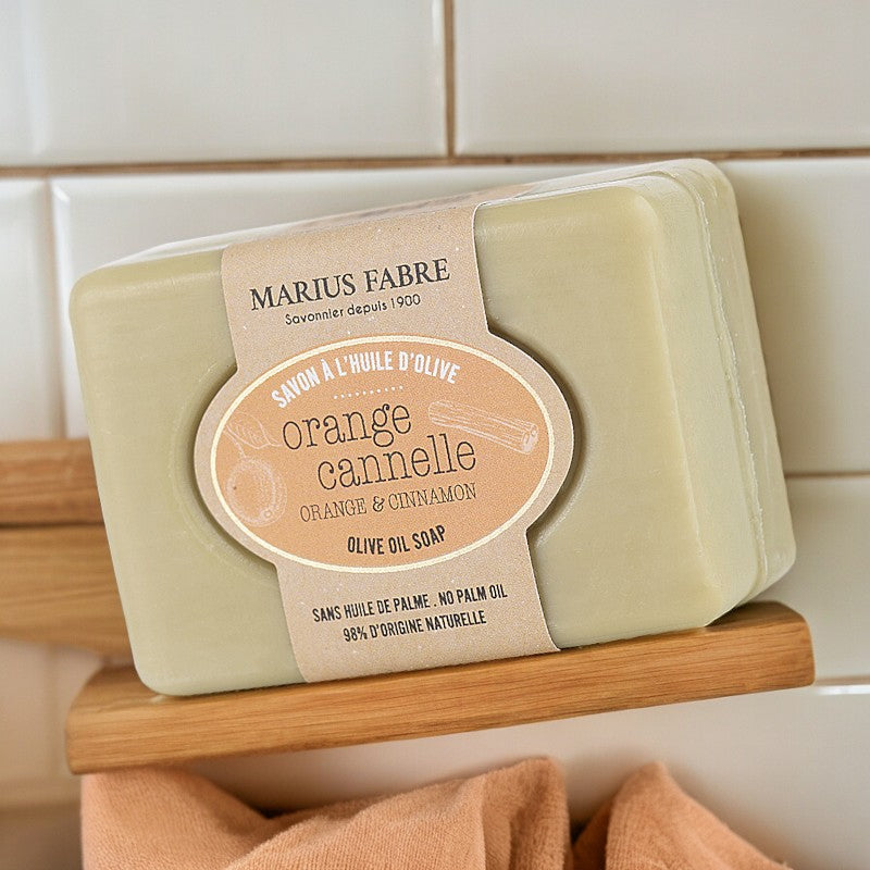 Savonnette huile d'olive & écorce d'orange & cannelle
