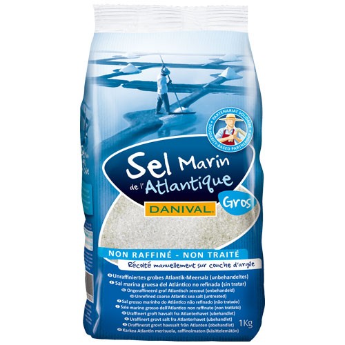Danival - Sel marin gros de l'Atlantique 1kg