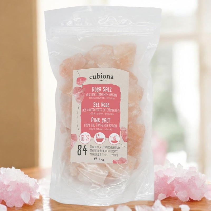 Eubiona - Sel rose de l'Himalaya en brisures 1kg