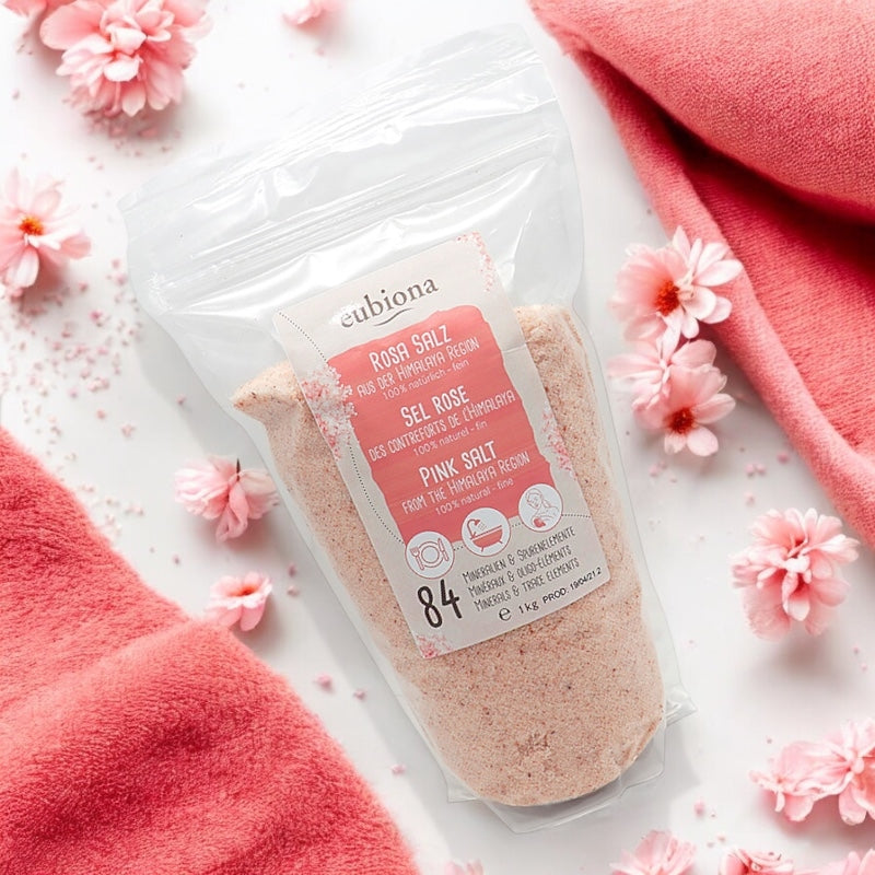 Eubiona - Fein gemahlenes rosa Himalaya-Salz 1kg
