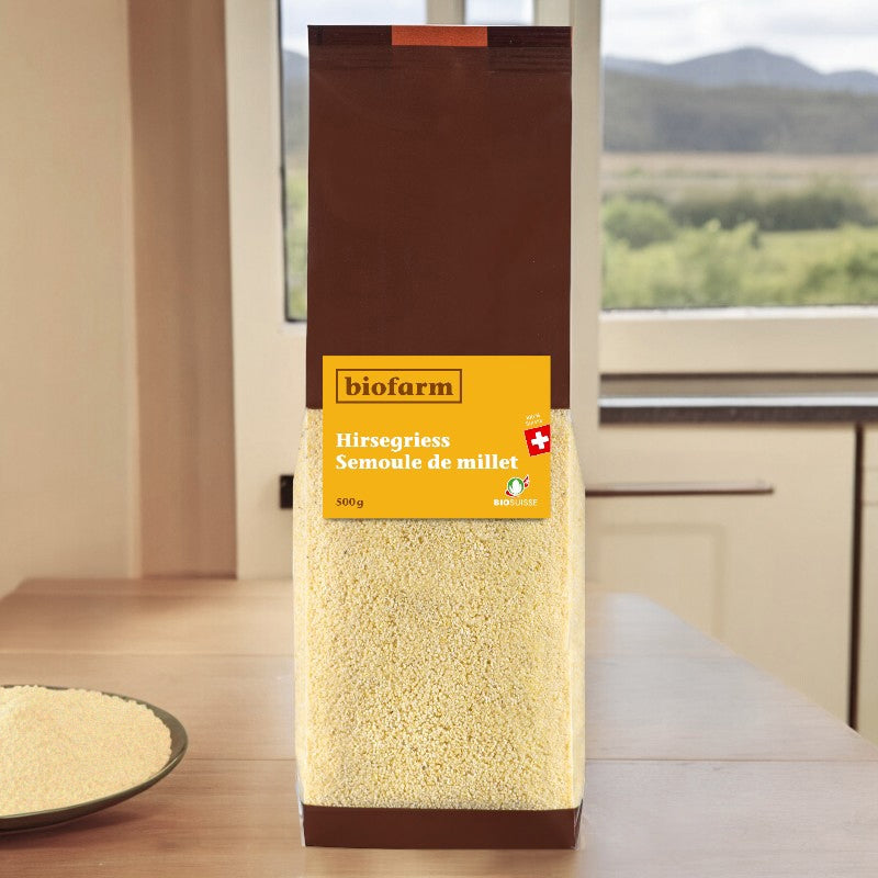 Biofarm - Semoule de millet suisse BIO 500g