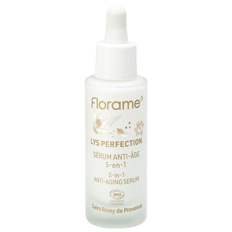 Florame - Sérum anti-âge 5 en 1 BIO lys blanc 30ml